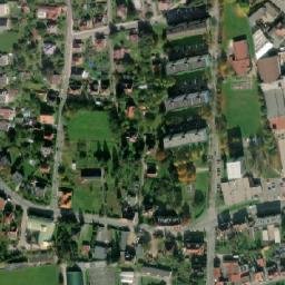Satellite imagery of [Červený Kostelec] belfry, CZ