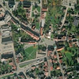 Satellite imagery of [Červený Kostelec] belfry, CZ