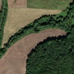 Satellite imagery of [Měrunice] church t., CZ