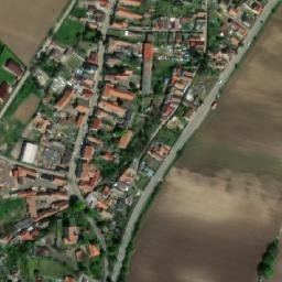 Satellite imagery of [Dolánky nad Ohří] church sanctus t., CZ