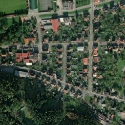 Satellite imagery of [Červený Kéostelec] factory chimney, CZ