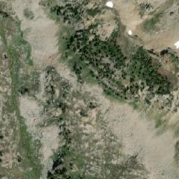 Satellite imagery of South Caribou Pass, CA