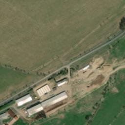 Satellite imagery of [Výsluní] church t., CZ