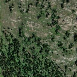 Satellite imagery of South Caribou Pass, CA
