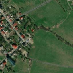 Satellite imagery of [Výsluní] church t., CZ