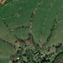 Satellite imagery of [Výsluní] church t., CZ