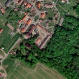 Satellite imagery of [Vidim] historical water t., CZ