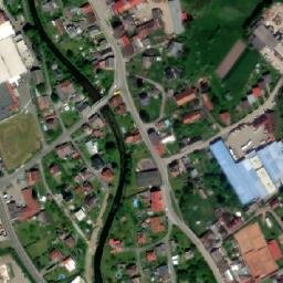 Satellite imagery of [Velké Poříčí] church t., CZ