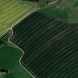 Satellite imagery of [Velké Poříčí] church t., CZ