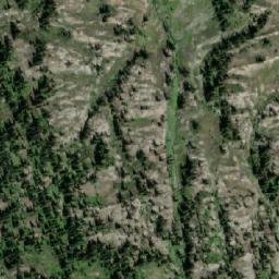 Satellite imagery of South Caribou Pass, CA