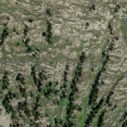 Satellite imagery of South Caribou Pass, CA