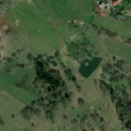 Satellite imagery of [Výsluní] church t., CZ