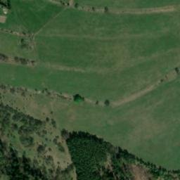 Satellite imagery of [Výsluní] church t., CZ