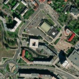 Satellite imagery of [Chomutov I] town outlook t., CZ