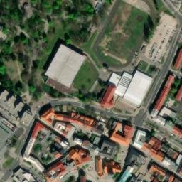 Satellite imagery of [Chomutov I] town outlook t., CZ