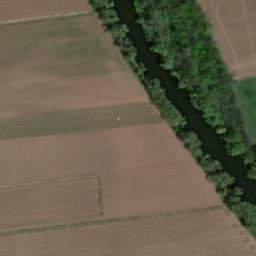 Satellite imagery of [Doksany] former sugar factory chimney, CZ