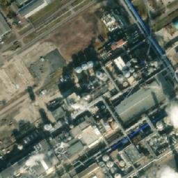 Satellite imagery of [Štětí] factory chimney, CZ