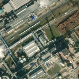 Satellite imagery of [Štětí] factory chimney, CZ