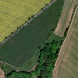 Satellite imagery of [Vidim] historical water t., CZ