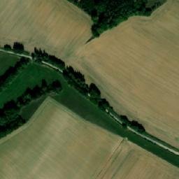 Satellite imagery of [Samšina] church sanctus t., CZ