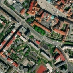 Satellite imagery of [Chomutov I] town outlook t., CZ