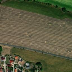 Satellite imagery of [Všestudy] church t., CZ