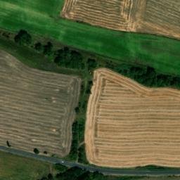 Satellite imagery of [Všestudy] church t., CZ