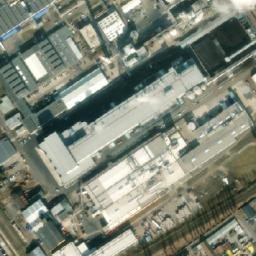 Satellite imagery of [Štětí] factory chimney, CZ