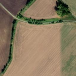 Satellite imagery of [Obrubce] church sanctus t., CZ