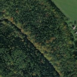 Satellite imagery of [Slatina nad Úpou] church sanctus t., CZ