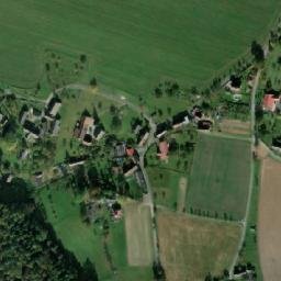 Satellite imagery of [Slatina nad Úpou] church sanctus t., CZ