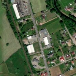 Satellite imagery of [Velké Poříčí] church t., CZ