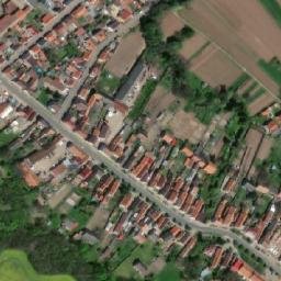 Satellite imagery of [Brozany nad Ohří] church t., CZ