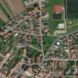 Satellite imagery of [Brozany nad Ohří] church t., CZ