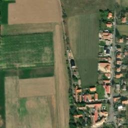 Satellite imagery of [Černěves] church t., CZ