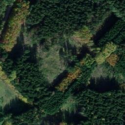 Satellite imagery of [Úbislavice-Stav] church t., CZ