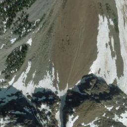Satellite imagery of Gates Peak, CA