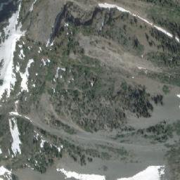 Satellite imagery of Gates Peak, CA