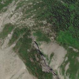 Satellite imagery of Mount Abruzzi, CA