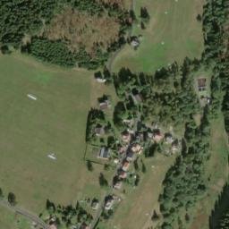 Satellite imagery of Benar [Kovářská] factory chimney, CZ