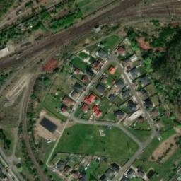 Satellite imagery of [Chomutov I] Rail vehicles depot chimney, CZ