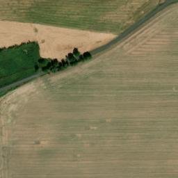 Satellite imagery of [Havraň] former suger factory chimney, CZ