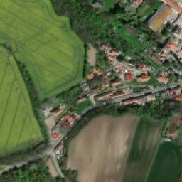 Satellite imagery of [Brozany nad Ohří] church t., CZ