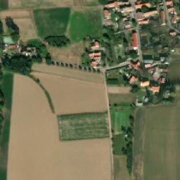 Satellite imagery of [Černěves] church t., CZ