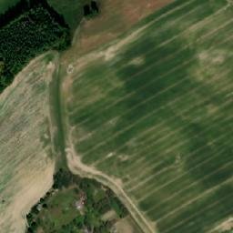 Satellite imagery of [Dolní Bousov] former sugar factory chimney, CZ