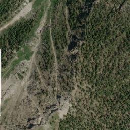 Satellite imagery of Mount Tegart, CA