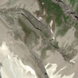 Satellite imagery of Mount Abruzzi, CA