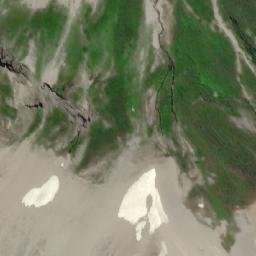 Satellite imagery of Mount Abruzzi, CA