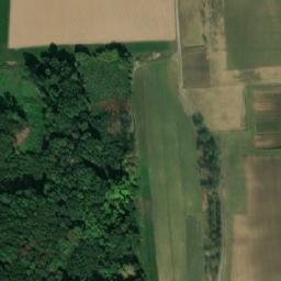 Satellite imagery of [Černěves] church t., CZ