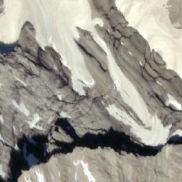 Satellite imagery of Mount Abruzzi, CA